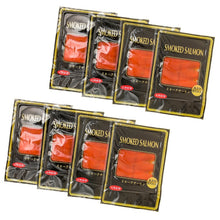 画像をギャラリービューアに読み込む, 【コロナ支援】天然紅鮭スモークサーモン(無添加)50g×8枚