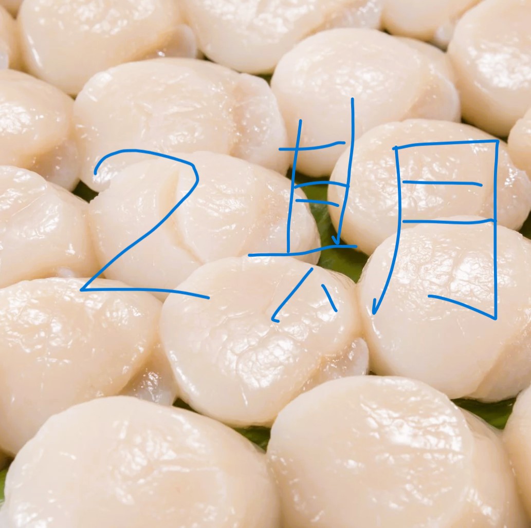 【第２期予約注文のみ】学校給食　北海道産ホタテ貝柱　無償提供